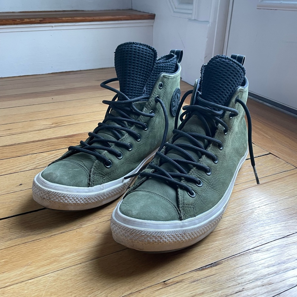 Converse Men's Green High-Top waterproof Sneakers